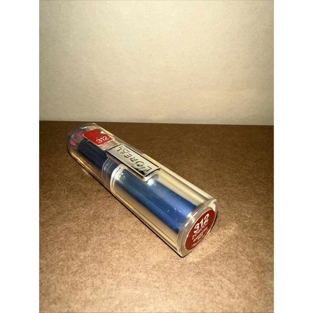 L'Oréal Paris Infallible Le Rouge Lipstick 312 RAVISHING RED, silver tube